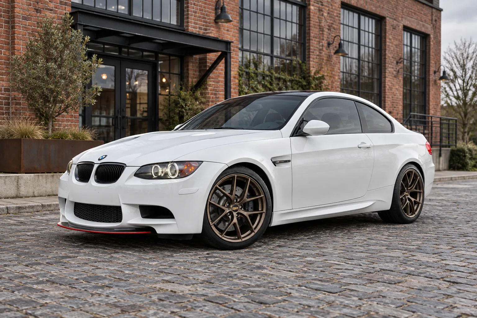 AI-generated view of a 2011 BMW M3 Coupe with BBS CI-R wheels