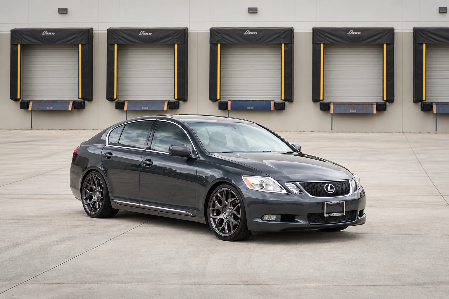 AI-generated view of a 2006 Lexus GS300 with Avant Garde N/A wheels